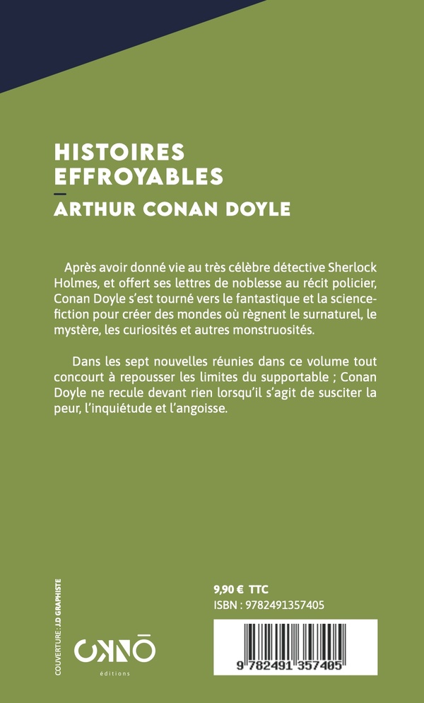 Quatrième de couverture de « Histoires effroyables »