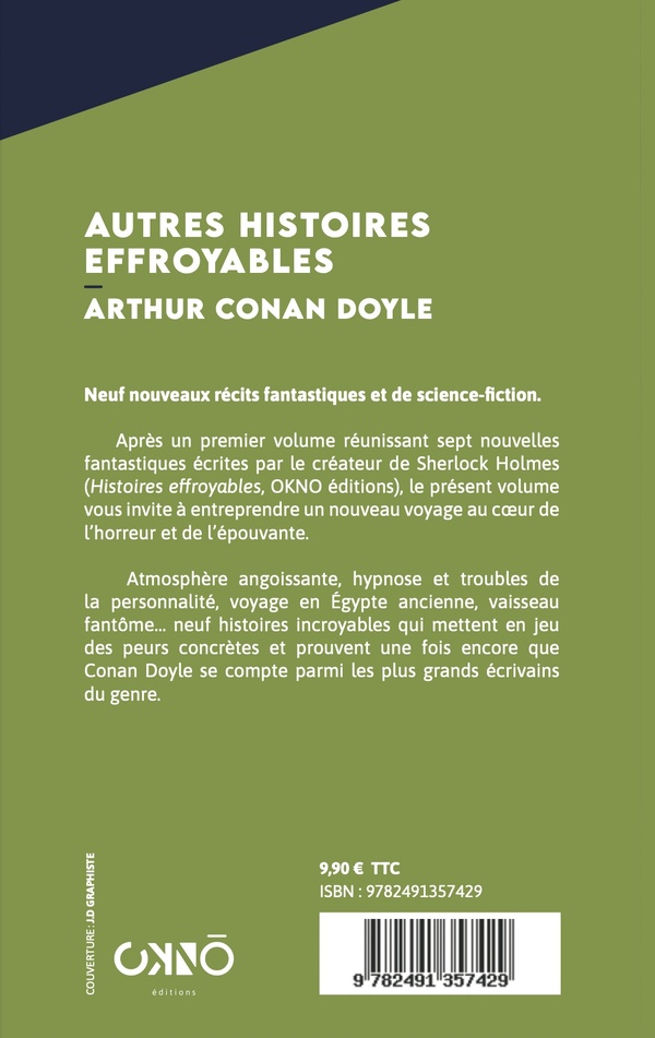 Quatrième de couverture de « Autres histoires effroyables »