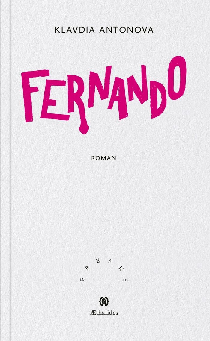 Couverture du livre « Fernando : roman » de Klavdia Antonova, librairie Les Contes Infusés à Corte