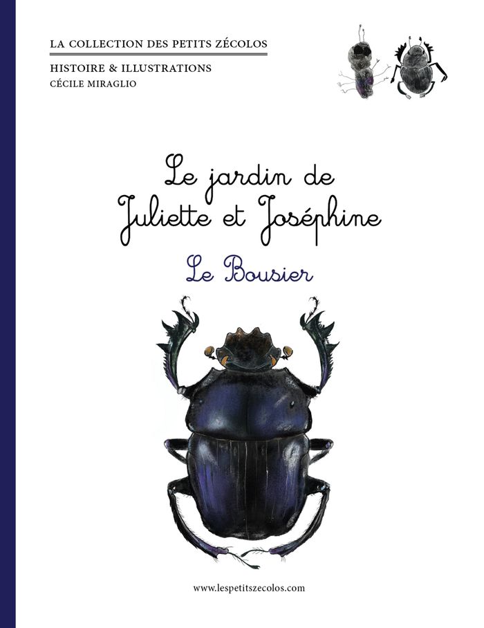 Couverture du livre « LE BOUSIER - LE JARDIN DE JULIETTE ET JOSEPHINE » de Cecile Miraglio, librairie Les Contes Infusés à Corte