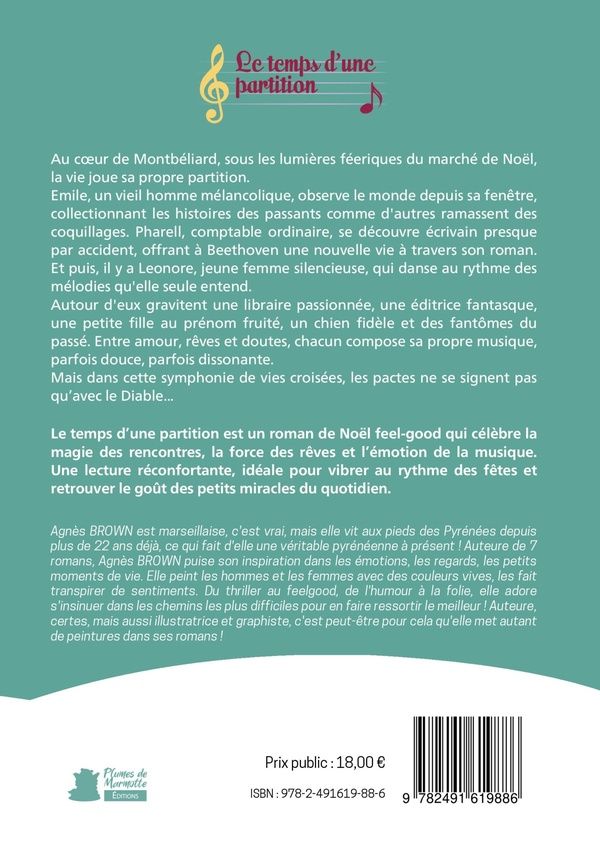 Quatrième de couverture de « Le temps d'une partition : roman »