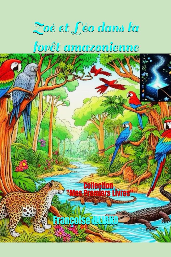Couverture du livre « Zoé et Léo dans la forêt amazonienne » de Françoise Illiano, librairie Les Contes Infusés à Corte