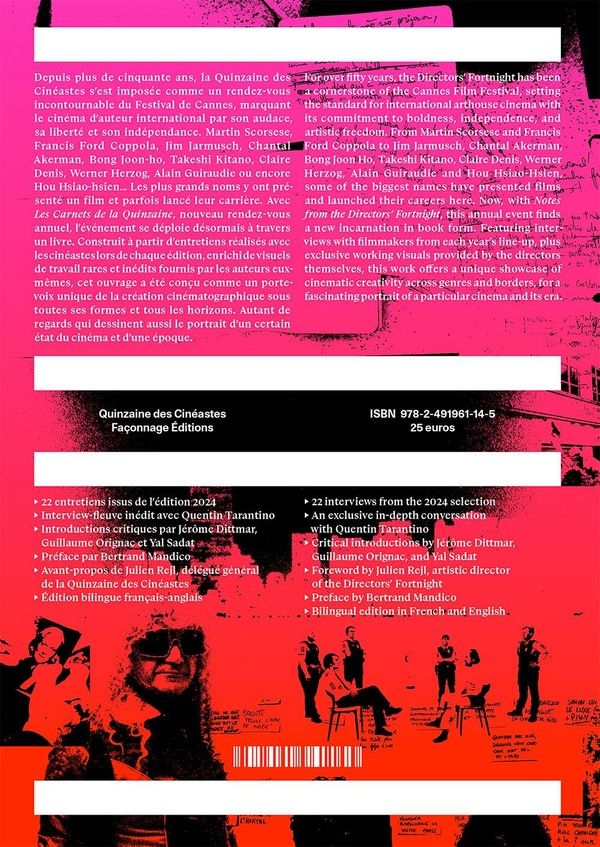 Quatrième de couverture de « Les Carnets de la Quinzaine »