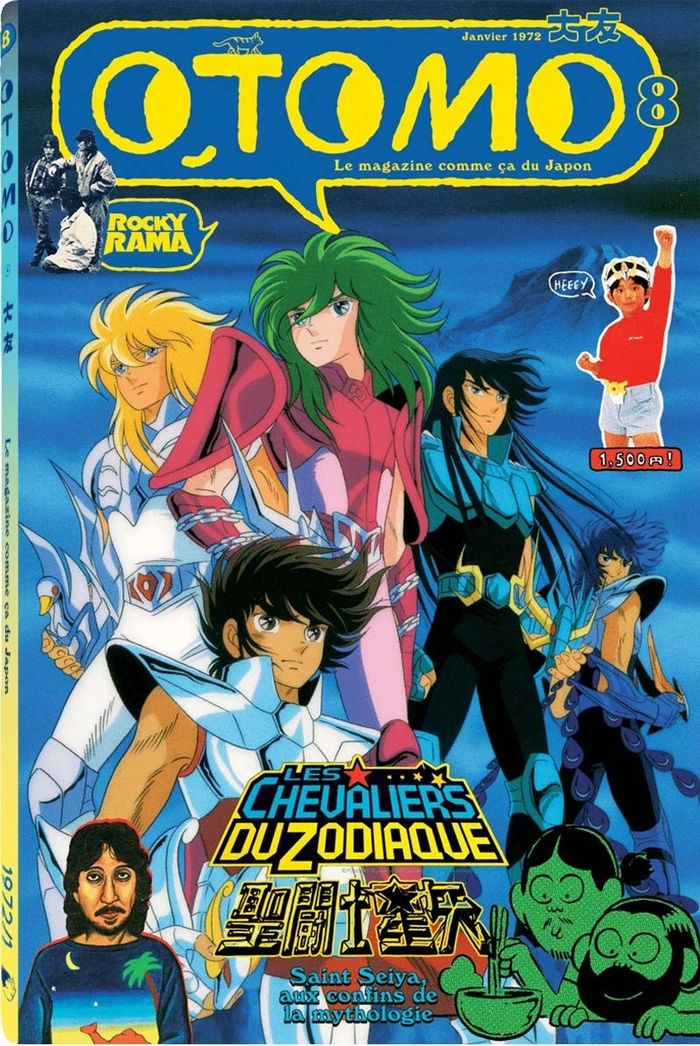 Couverture du livre « OTOMO N 8 : SAINT SEIYA II - LES CHEVALIERS DU ZODIAQUE » de Collectif, librairie Les Contes Infusés à Corte