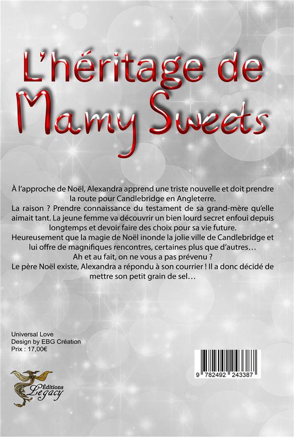 Quatrième de couverture de « L'HERITAGE DE MAMY SWEETS »