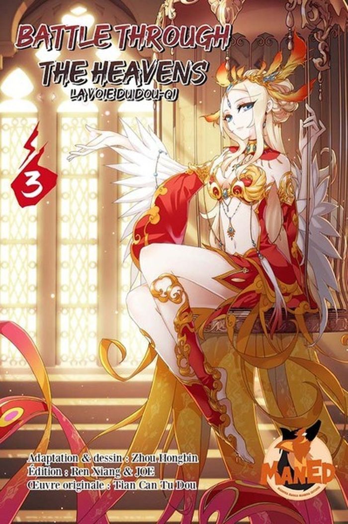 Couverture du livre « BATTLE THROUGH THE HEAVENS - TOME 03 - LA VOIE DU DOU-QI », librairie Les Contes Infusés à Corte