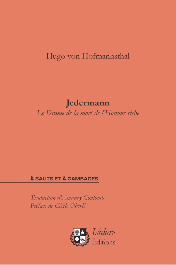 Quatrième de couverture de « Jedermann : le drame de la mort de l'homme riche »