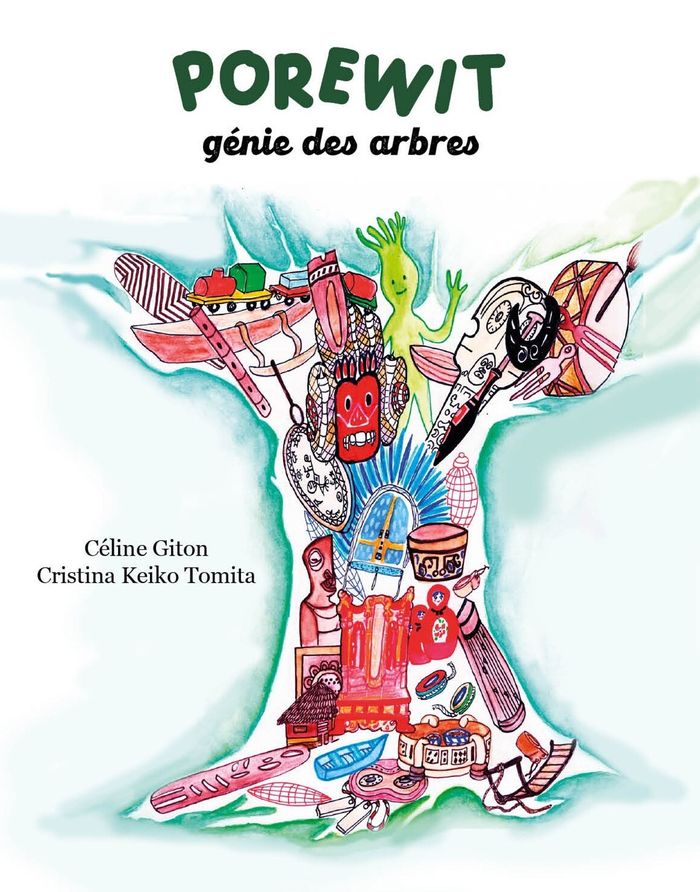Couverture du livre « Porewit génie des arbres » de Céline Giton, librairie Les Contes Infusés à Corte
