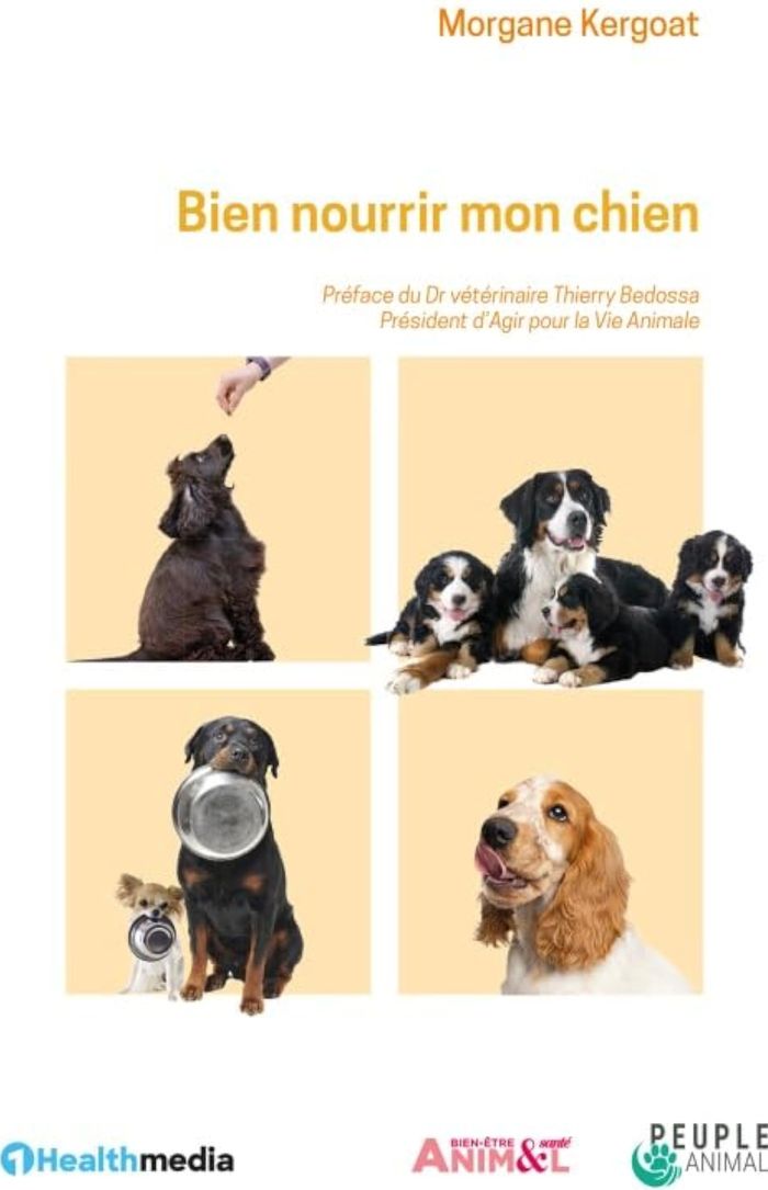 Couverture du livre « BIEN NOURRIR MON CHIEN », librairie Les Contes Infusés à Corte