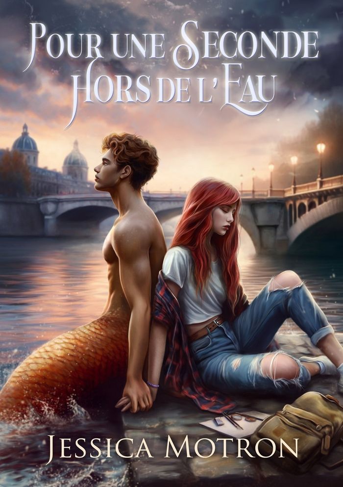 Couverture du livre « POUR UNE SECONDE HORS DE L'EAU » de Jessica Motron, librairie Les Contes Infusés à Corte