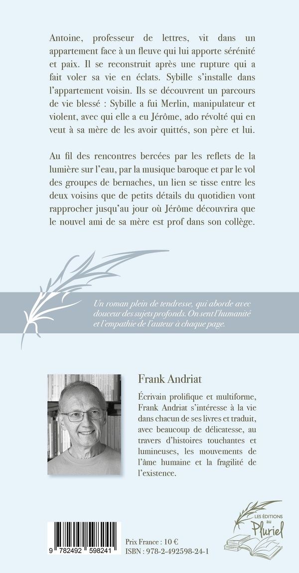 Quatrième de couverture de « Ma voisine face au fleuve : roman »