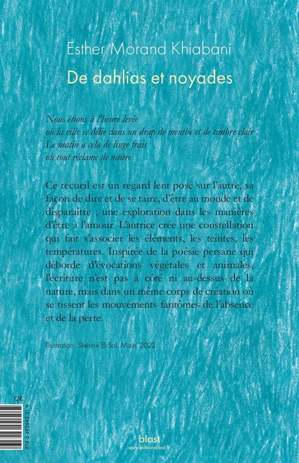 Quatrième de couverture de « De dahlias et noyades »
