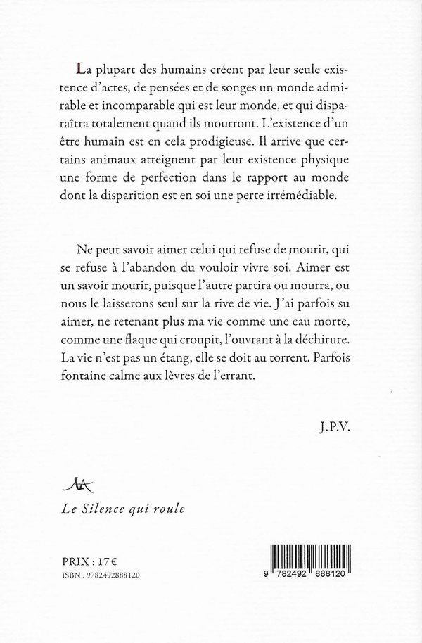 Quatrième de couverture de « S'effacent et demeurent »