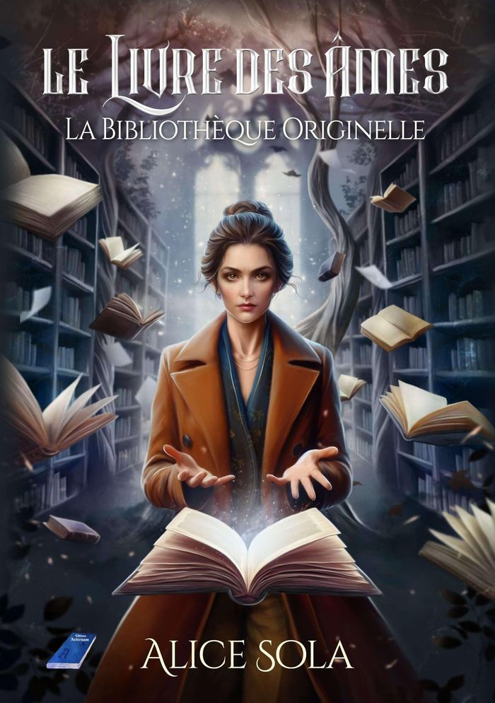 Couverture du livre « LE LIVRE DES AMES - LA BIBLIOTHEQUE ORIGINELLE » de Alice Sola, librairie Les Contes Infusés à Corte