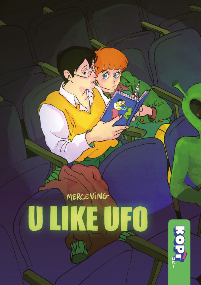 Couverture du livre « U like UFO » de Mercening, librairie Les Contes Infusés à Corte
