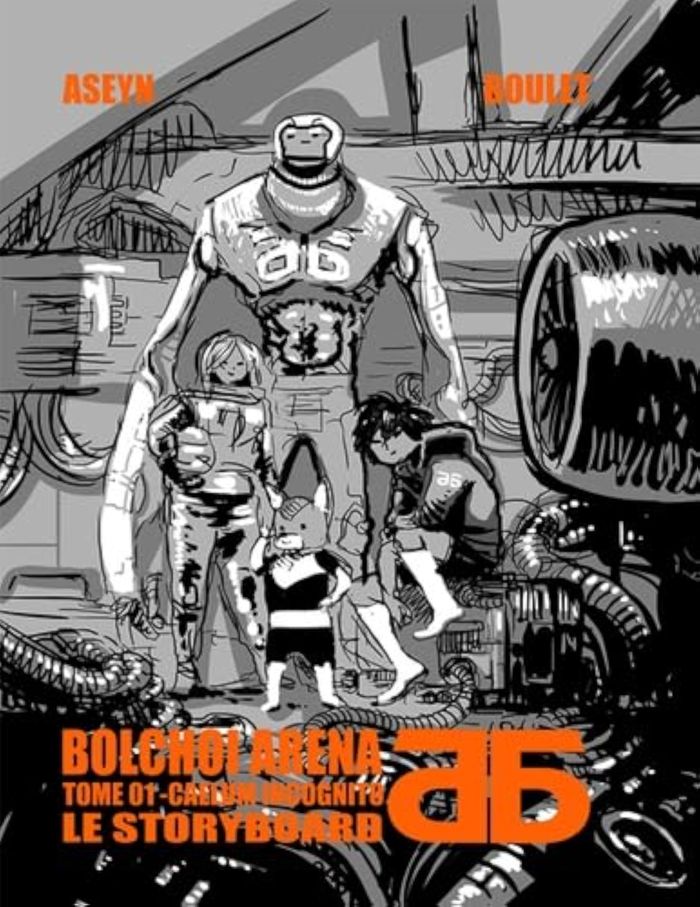 Couverture du livre « Bolchoï Arena - le storyboard : Caelum incognito » de Aseyn Boulet, librairie Les Contes Infusés à Corte