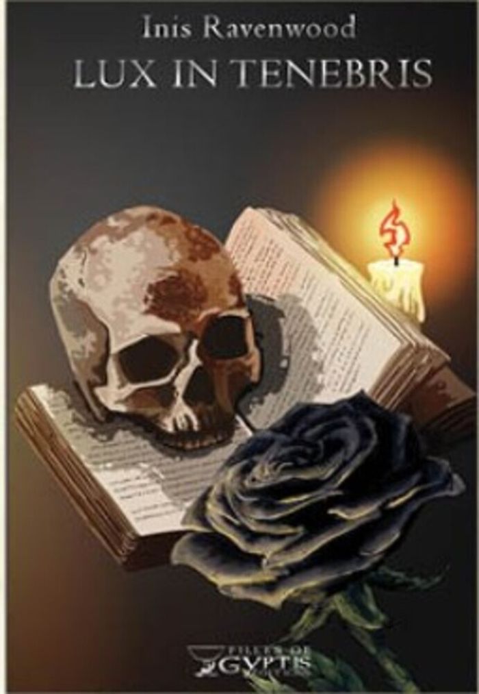 Couverture du livre « Lux in tenebris » de Inis Ravenwood, librairie Les Contes Infusés à Corte
