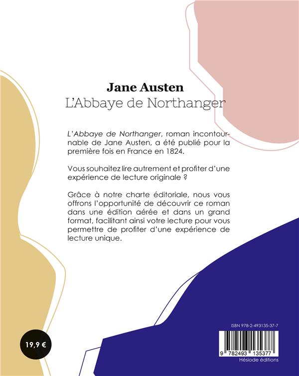 Quatrième de couverture de « L'abbaye de Northanger »