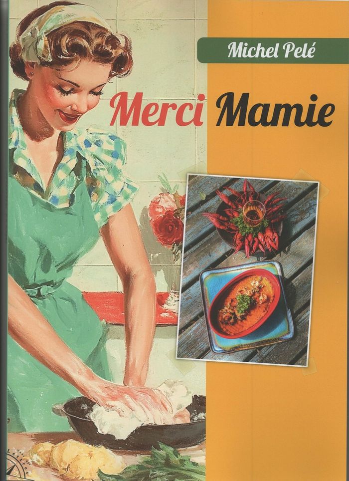 Couverture du livre « Merci Mamie : cahier de recettes recopié par Vent des Lettres » de Collectif, librairie Les Contes Infusés à Corte