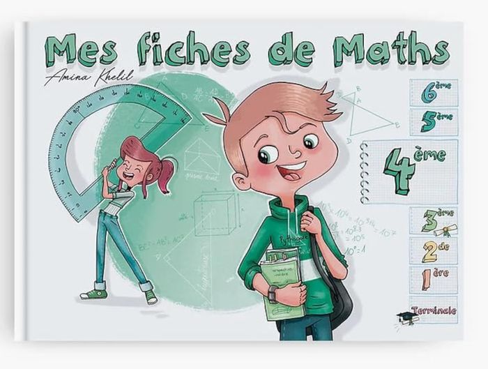 Couverture du livre « MES FICHES DE MATHS - 4EME » de Xxx, librairie Les Contes Infusés à Corte