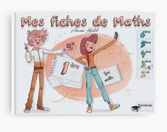 Couverture du livre « MES FICHES DE MATHS - PREMIERE », librairie Les Contes Infusés à Corte