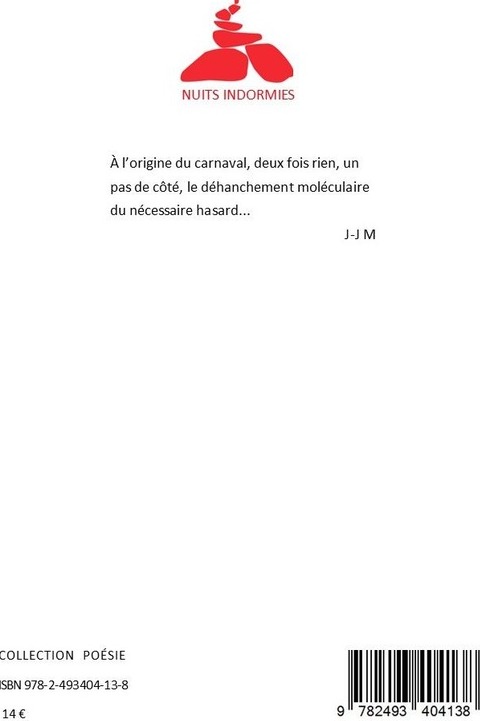 Quatrième de couverture de « Carnaval »