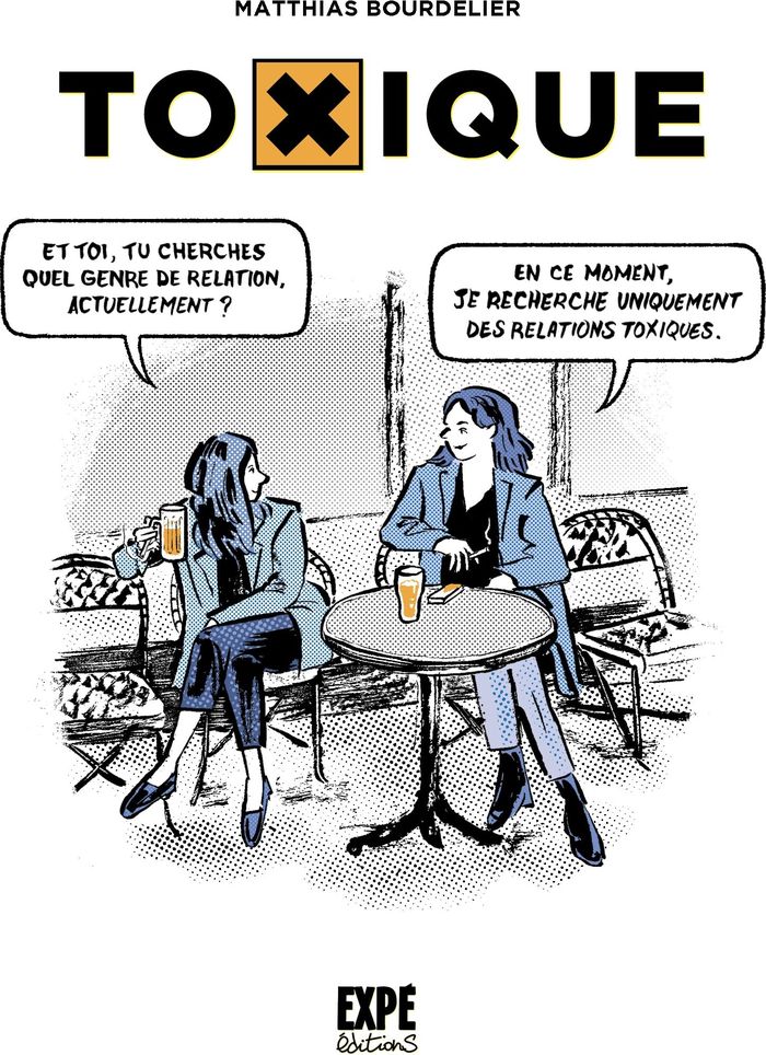 Couverture du livre « Toxique » de Matthias Bourdelier, librairie Les Contes Infusés à Corte