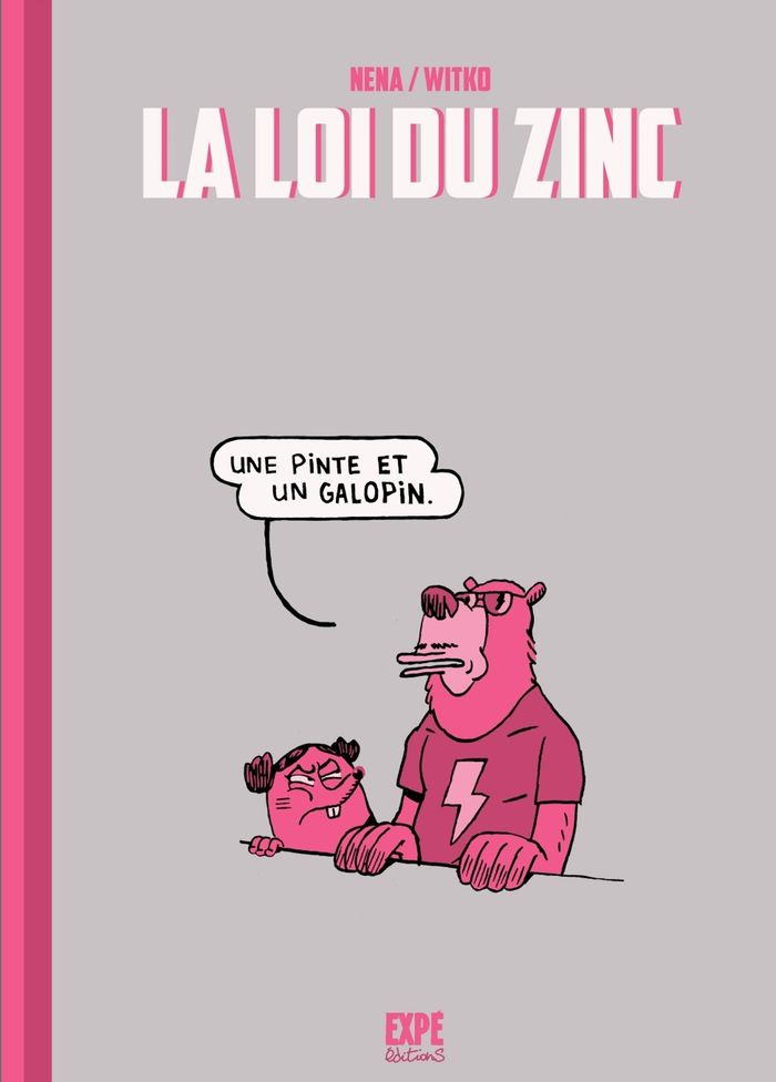 Couverture du livre « La loi du zinc », librairie Les Contes Infusés à Corte