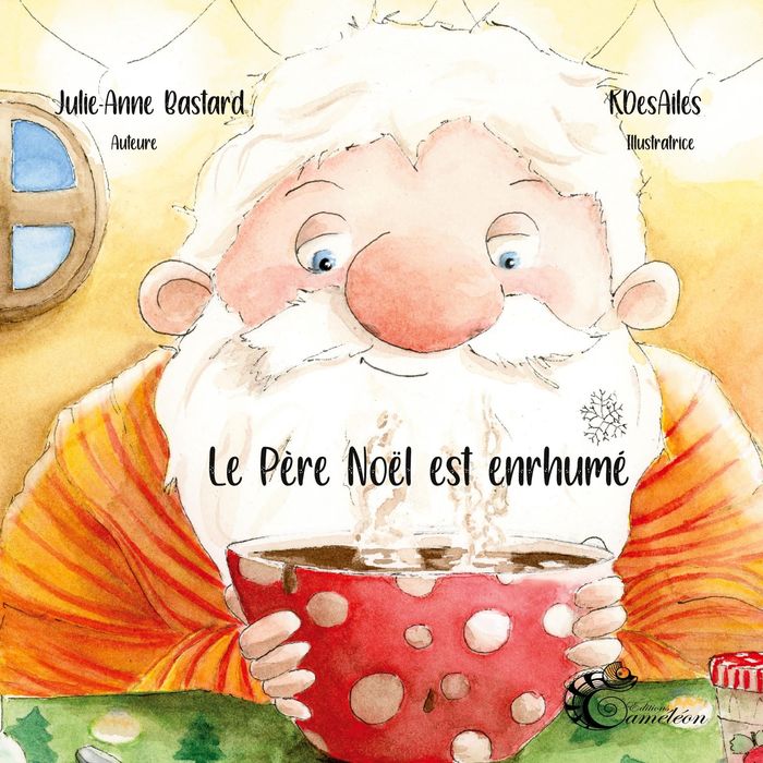 Couverture du livre « Le père Noël est enrhumé », librairie Les Contes Infusés à Corte