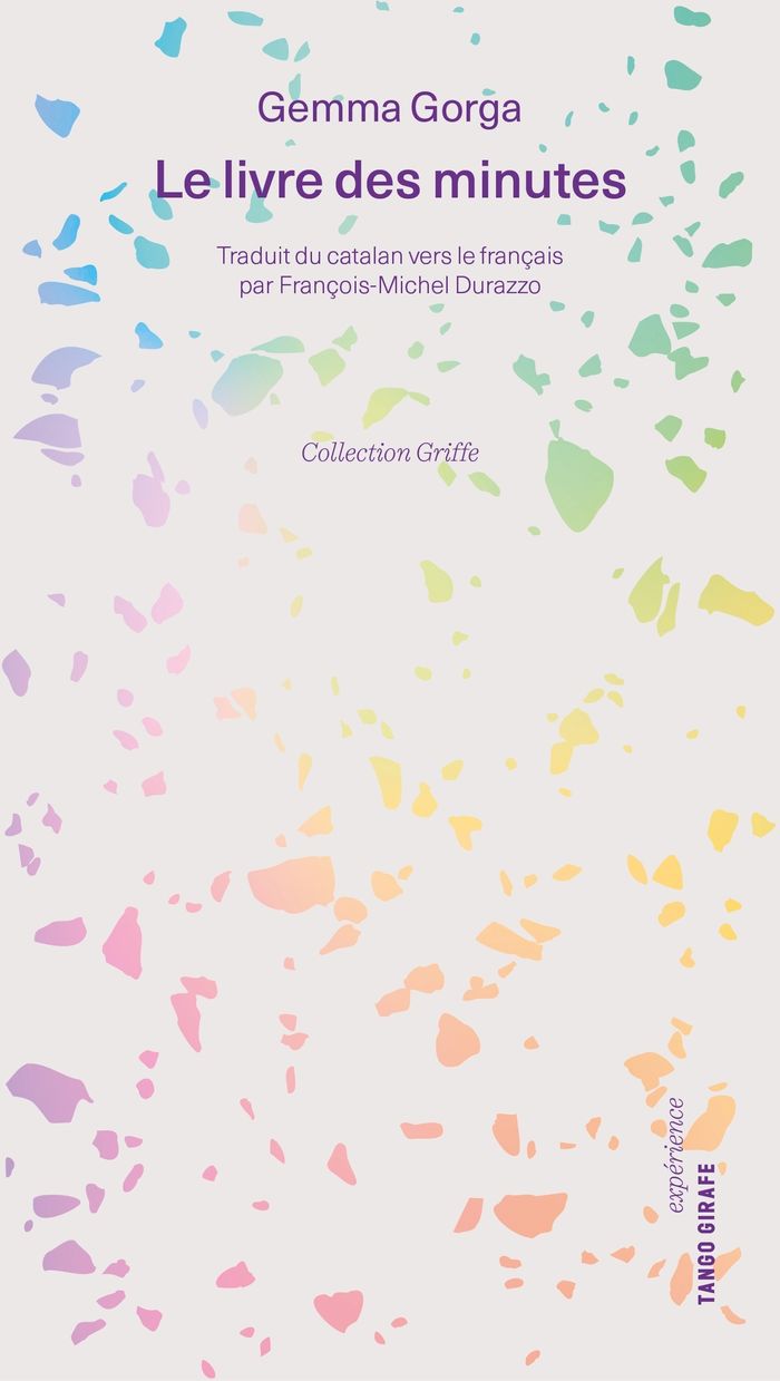 Couverture du livre « Le livre des minutes » de Gemma Gorga, librairie Les Contes Infusés à Corte
