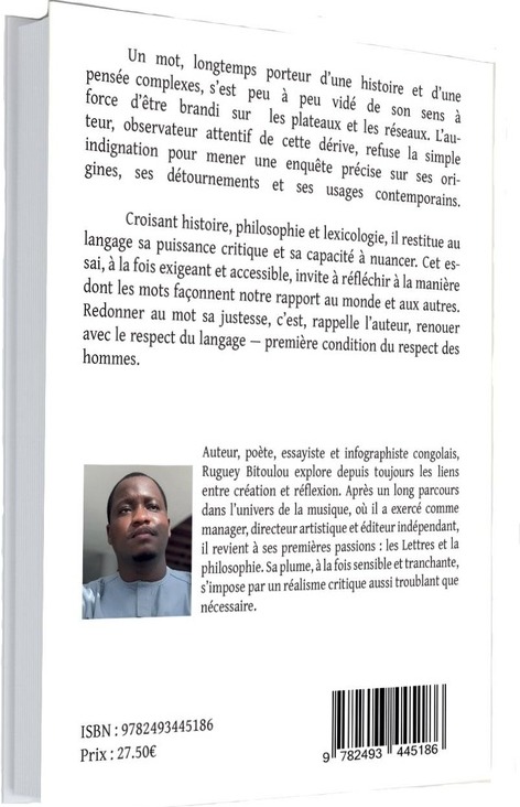 Quatrième de couverture de « MELANINE - UN SUJET DE CONTROVERSE ESSAI SUR LA SEMANTIQUE DES MOTS »