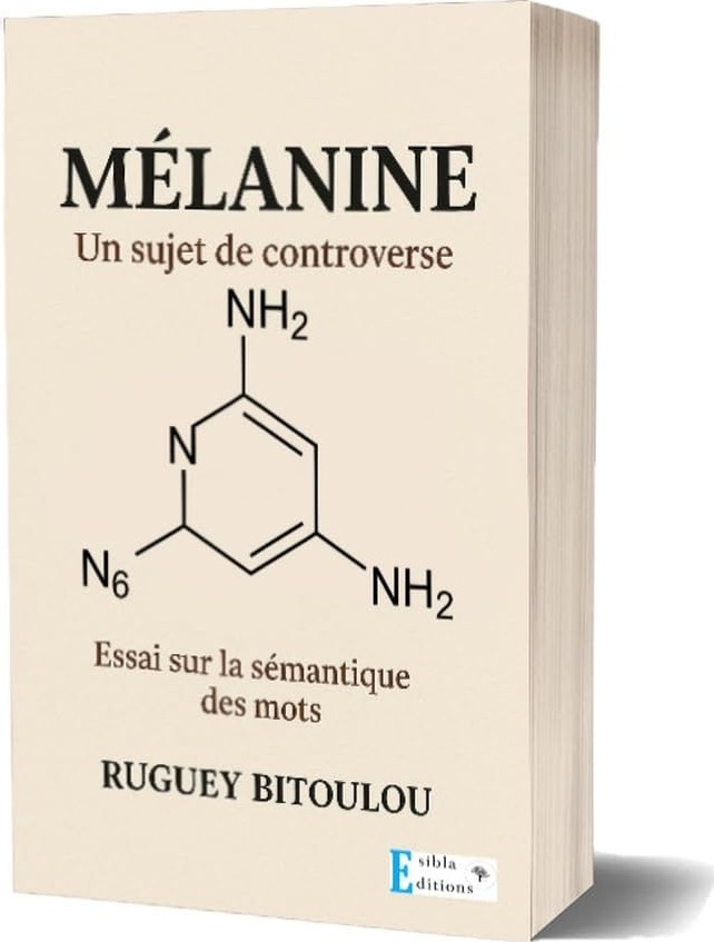 Couverture du livre « MELANINE - UN SUJET DE CONTROVERSE ESSAI SUR LA SEMANTIQUE DES MOTS », librairie Les Contes Infusés à Corte