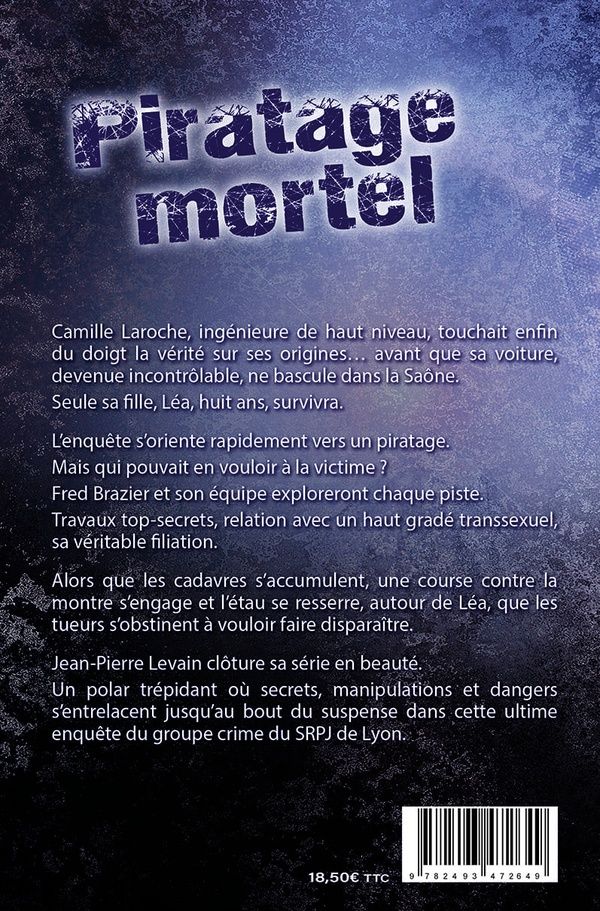 Quatrième de couverture de « Piratage mortel »