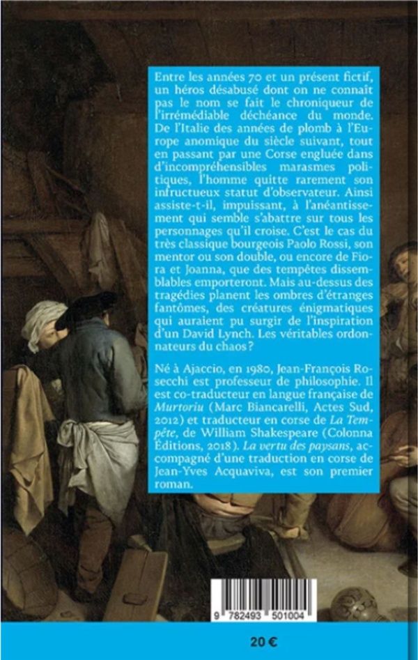 Quatrième de couverture de « LA VERTU DES PAYSANS »