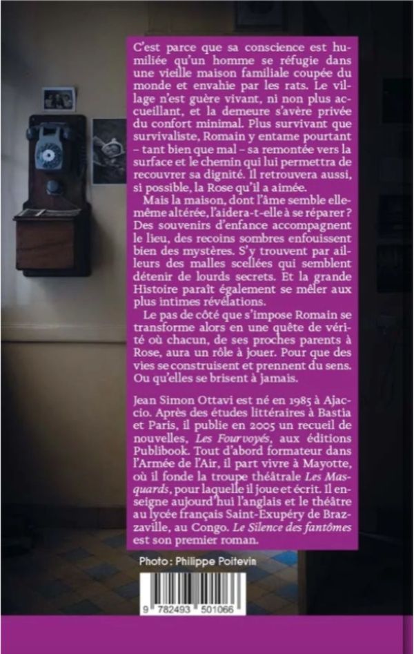 Quatrième de couverture de « LE SILENCE DES FANTOMES »