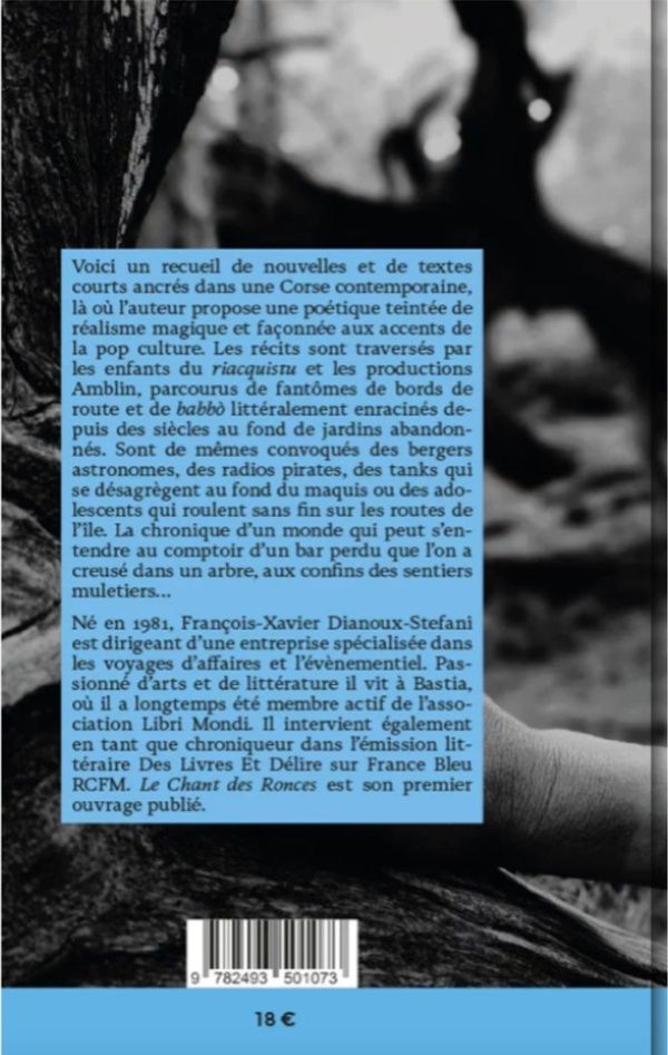 Quatrième de couverture de « LE CHANT DES RONCES »