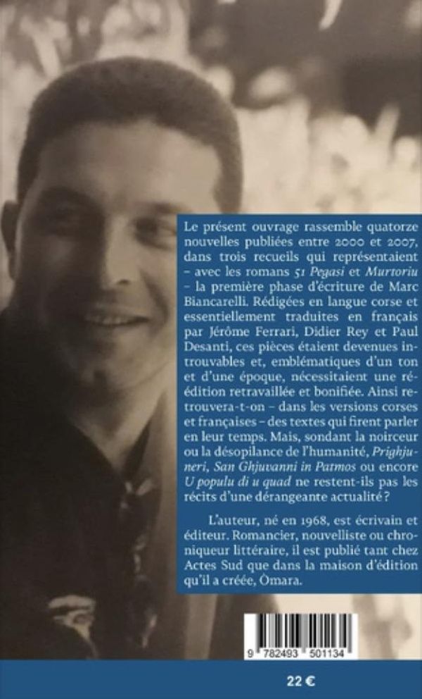 Quatrième de couverture de « PRIGHJUNERI E ALTRI NUVELLI »