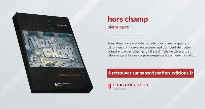 Couverture du livre « HORS CHAMP », librairie Les Contes Infusés à Corte