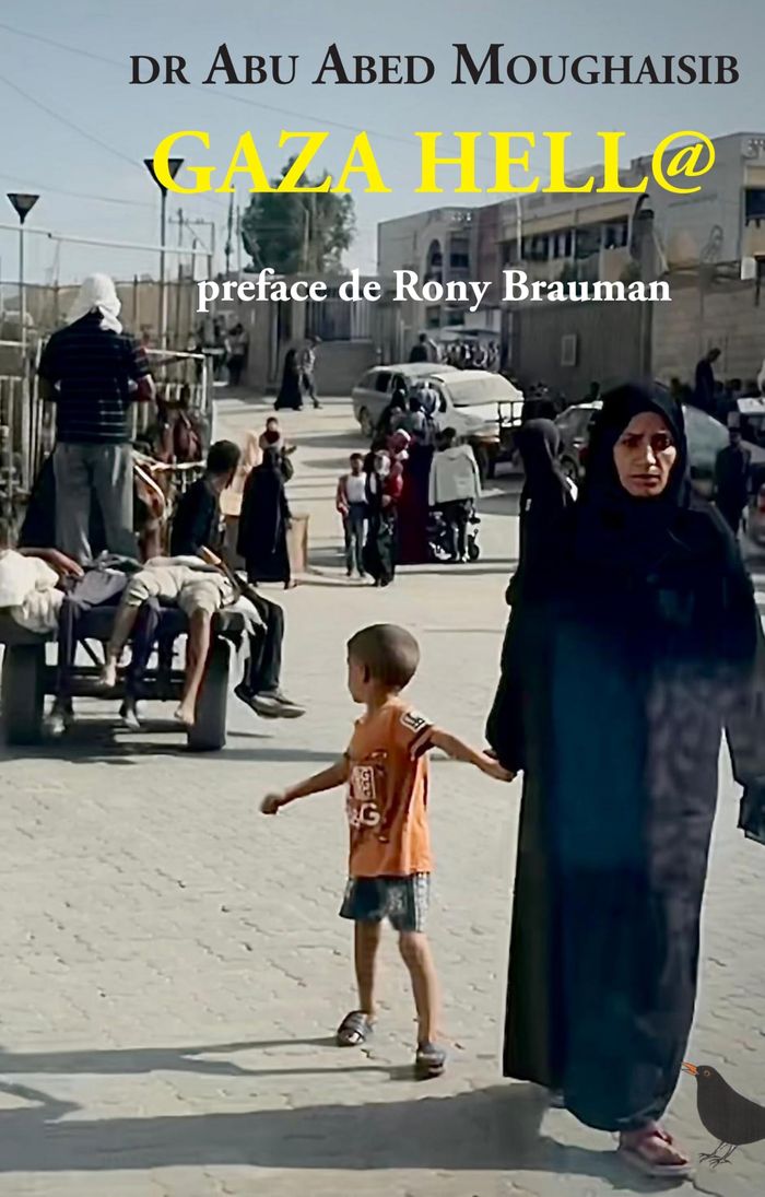 Couverture du livre « Gaza hell@ » de Abu Abed Moughaisib, librairie Les Contes Infusés à Corte