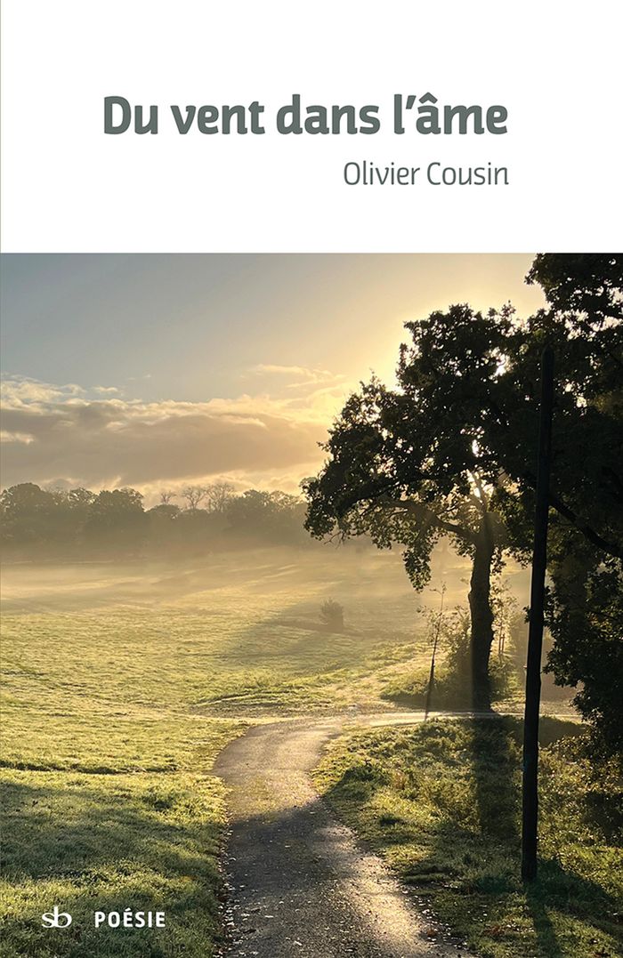 Couverture du livre « Du vent dans l'âme : poésie », librairie Les Contes Infusés à Corte