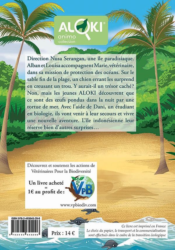Quatrième de couverture de « Tortues en danger »
