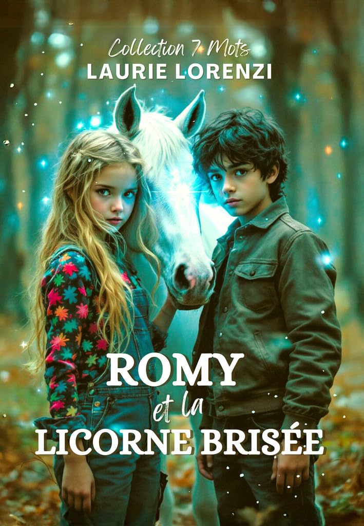 Couverture du livre « ROMY ET LA LICORNE BRISEE - COLLECTION 7 MOTS » de Laurie Lorenzi, librairie Les Contes Infusés à Corte
