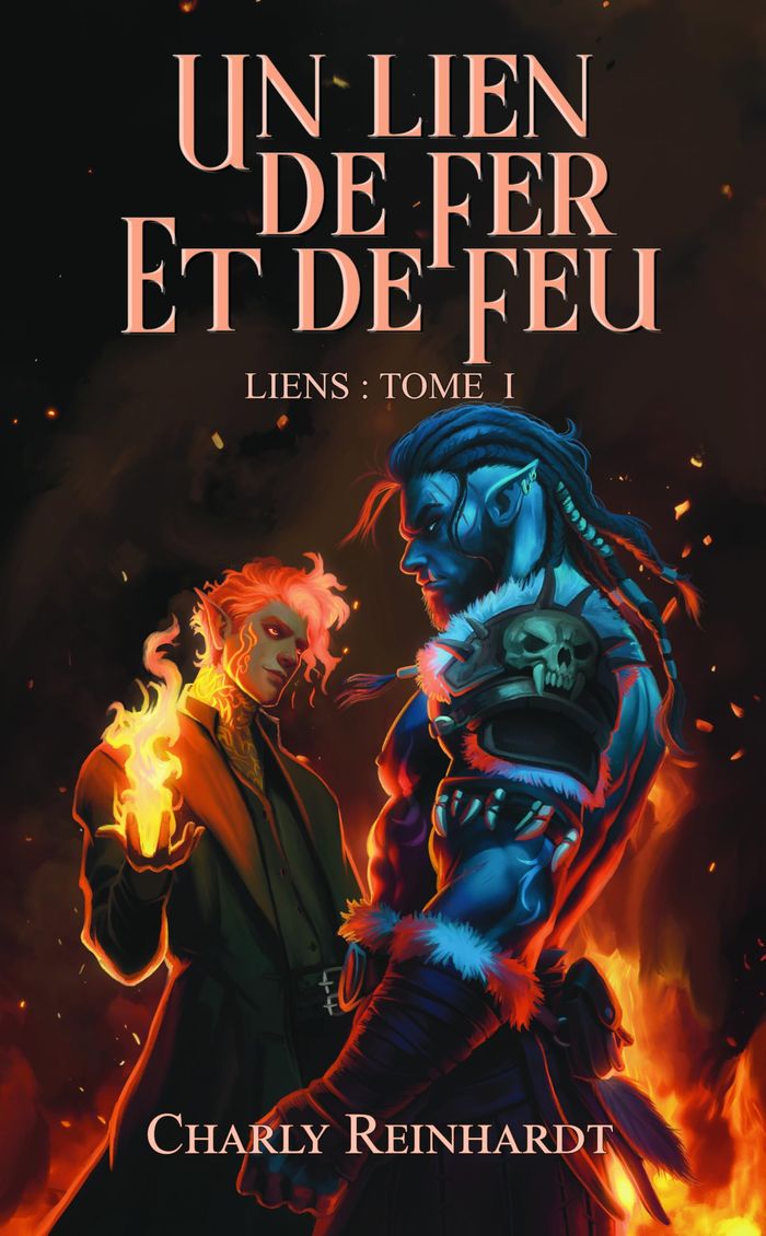 Couverture du livre « Un lien de fer et de feu » de Charly Reinhardt, librairie Les Contes Infusés à Corte