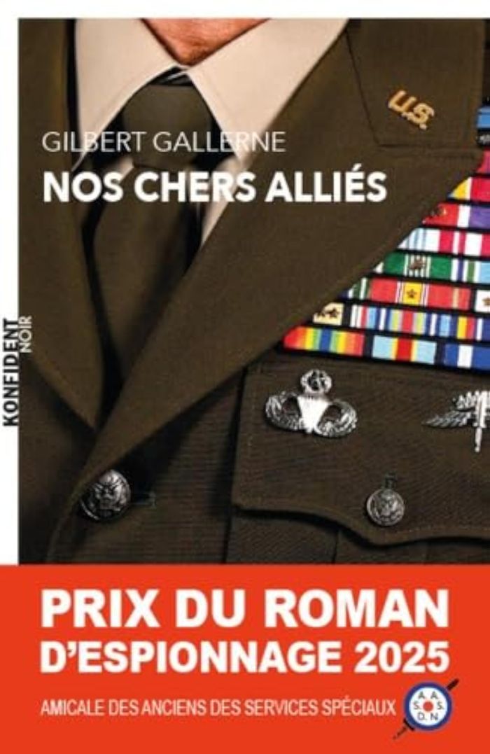 Couverture du livre « Nos chers alliés » de Gilbert Gallerne, librairie Les Contes Infusés à Corte
