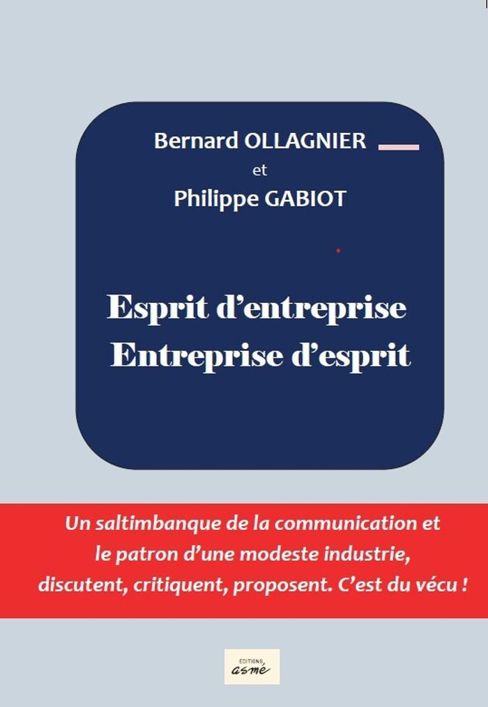 Couverture du livre « ESPRIT D'ENTREPRISE, ENTREPRISE D'ESPRIT », librairie Les Contes Infusés à Corte
