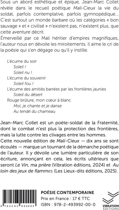 Quatrième de couverture de « Mali-Cieux »