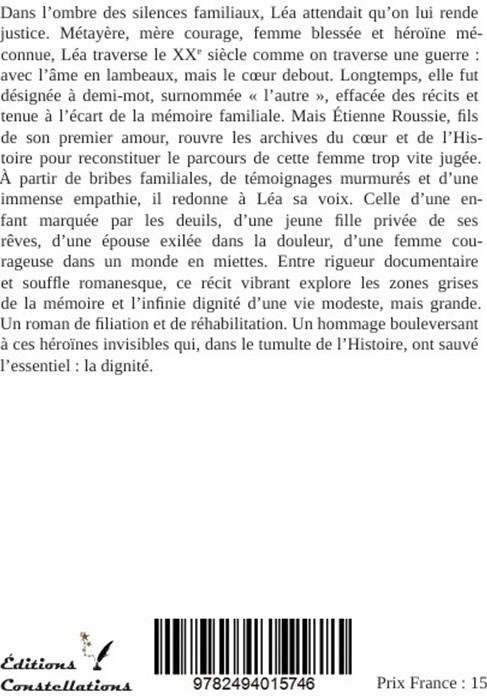 Quatrième de couverture de « Léa : De la tromperie à l'héroïsme dans l'ombre »