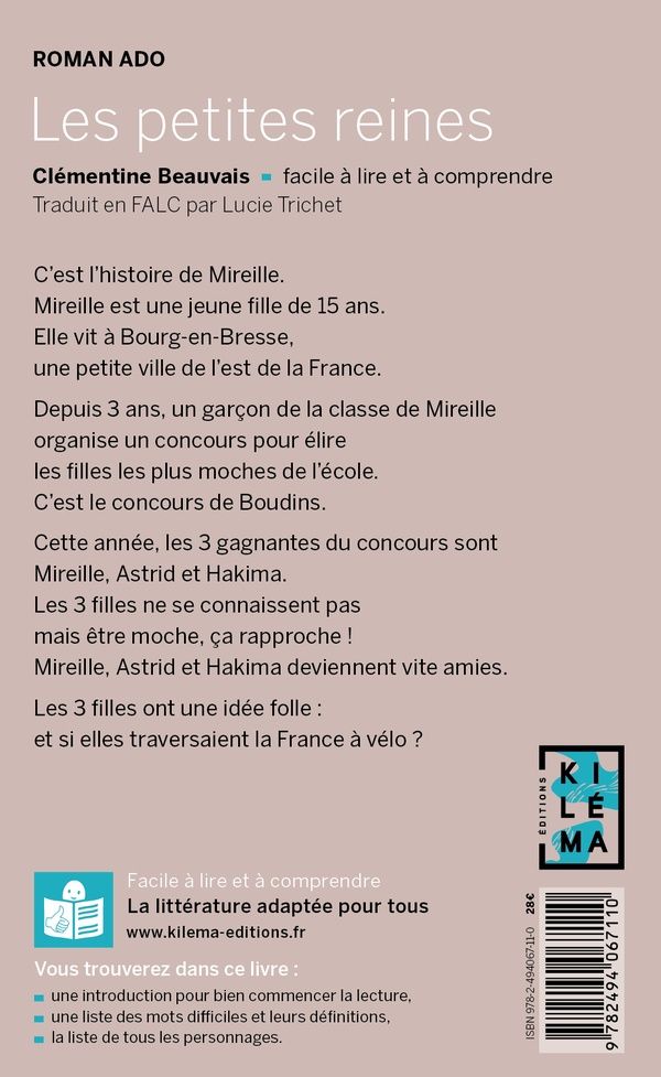 Quatrième de couverture de « Les petites reines »