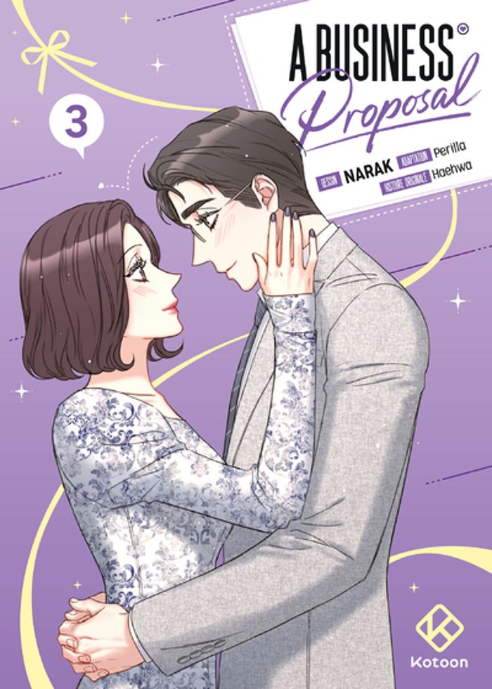 Couverture du livre « A BUSINESS PROPOSAL - TOME 3 - VOL03 » de Haehwa/narak/perilla, librairie Les Contes Infusés à Corte