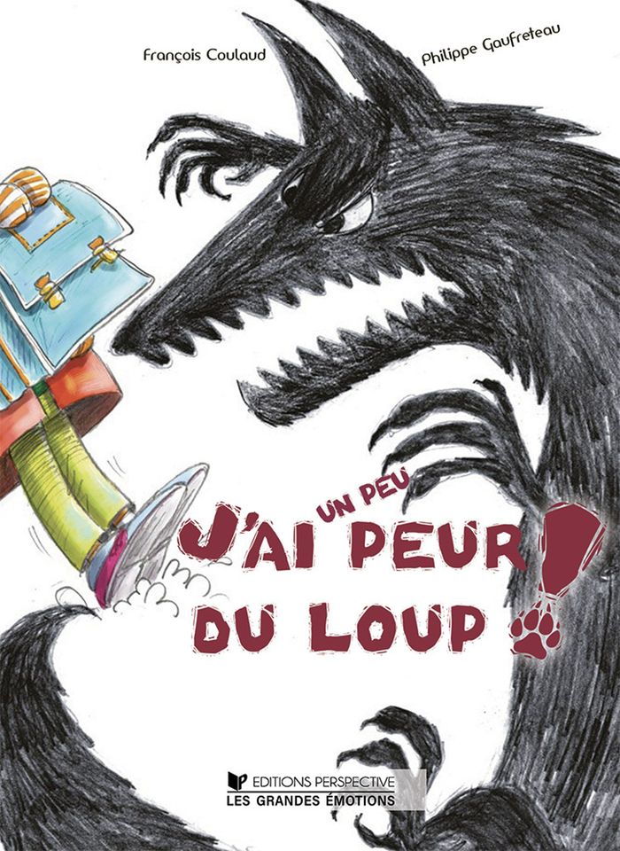 Couverture du livre « J'ai un peu peur du loup ! » de François Coulaud, librairie Les Contes Infusés à Corte